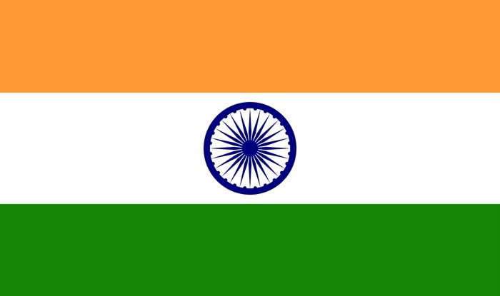 The flag of sovereign India